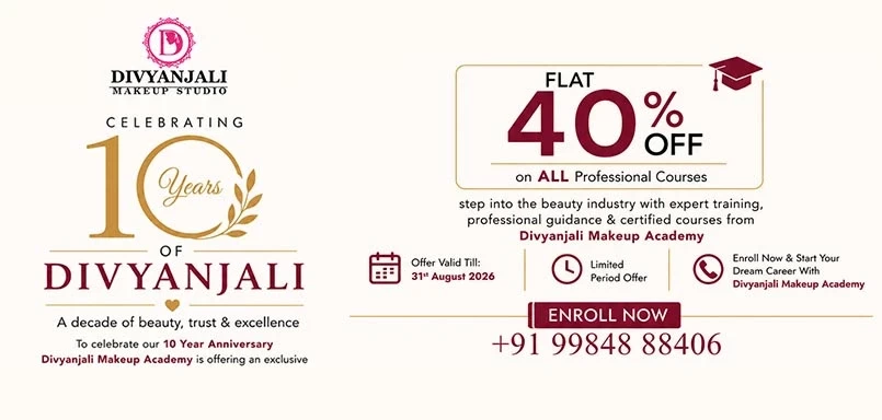 Celebrating 10 Years of Beauty, Trust & Transformations at Divyanjali Makeup Studio